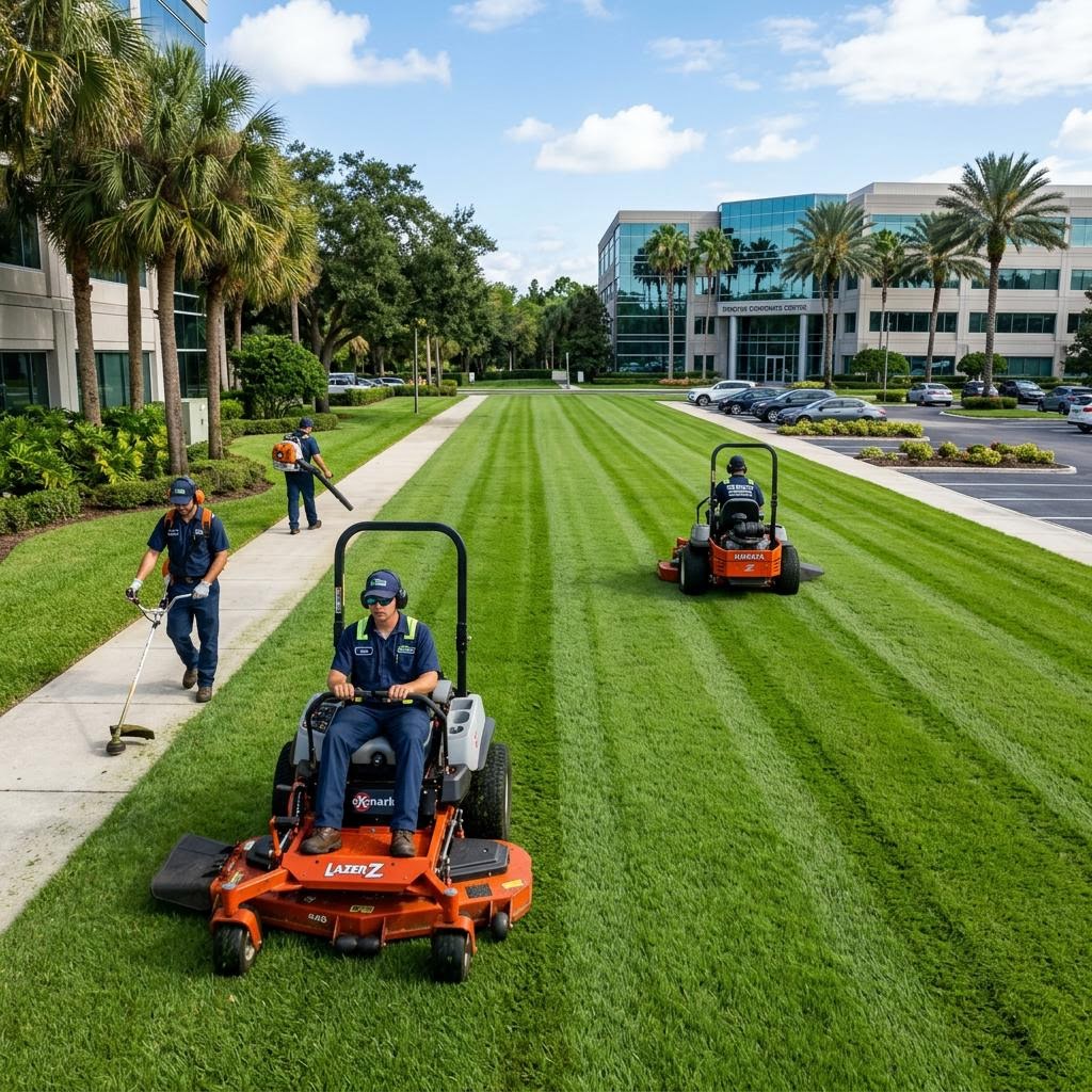 Commercial grounds maintenance